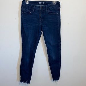 old navy blue skinny jeans